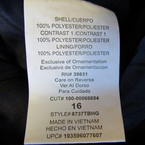 Sequin Hearts Girls Floral Embroidery Lace Dress 16 Navy - Picture 7 of 12